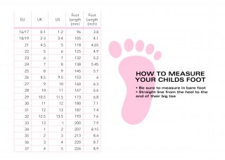 Junior trainers hotsell size guide